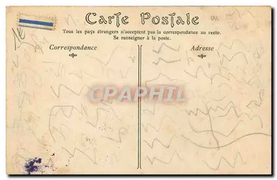 Henri III i Książę Guise — scena historyczna — Fot. C. Comte, nr 49 — Rewers