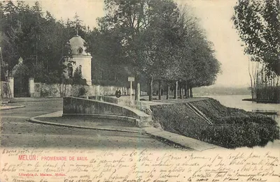 MELUN : PROMENADE DE VAUX — Éditeur Librairie J. Maison, Melun