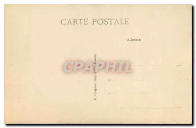 LA BAULE-les-PINS (Loire-Inf) — No Bois d'Amour, Pins sobre a Duna — F. Chapeau, Imp.-Édit. Nantes — Verso