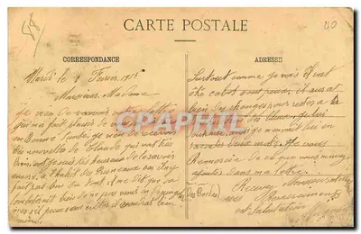Os Vosges pitorescos — O Hohneck — editor Hébert & Cie, n° 100 — Verso