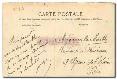 Woud van Fontainebleau — Gorges de Franchard — uitgever Biron, n° 167 — Achterkant