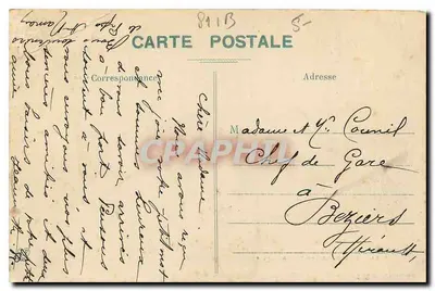 Le Sidobre de Castres (Tarn) — Rocher de la Barque — Phototypie Laboubaïs, Toulouse, 2e Série — Rewers