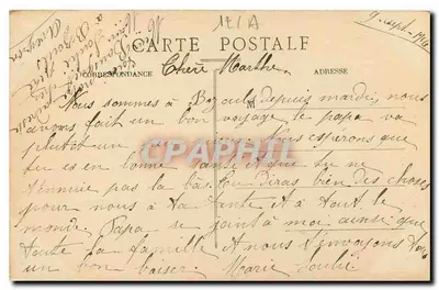 O Gour d'Enfer — Aveyron pitoresco — Vinchès, editor, Bozouls — Cliché Noyrigat, Espalion — Verso