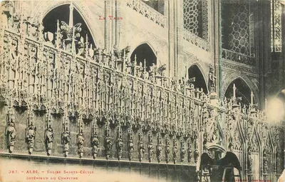 Albi - Igreja de Santa Cecília - Interior do capítulo