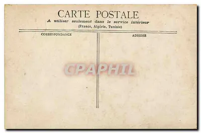 Versailles — A Orangerie — editor não identificado, n° de série 9 — Verso