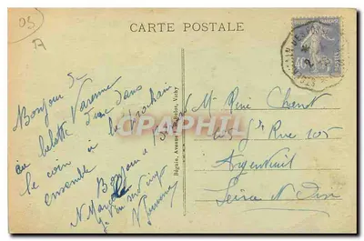 Lapalisse — Zamek — Bourbonnais — wydawca Idéol, n° 733 — Rewers