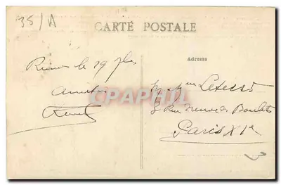Rennes — Il Palazzo del Commercio — Editore Tidieux, Rennes, n°81 — Verso