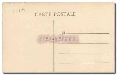 ÉZE — Estrada da Corniche — Edição Gallet, n° 1016 — Verso