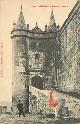 Grignan - Porta do Castelo — T. Revoul « Aux Dix Mille Articles », Valréas, n° 46 ter