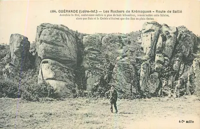 Les Rochers de Krémaguen — Route de Saillé — Guérande (Loire-Inf.)