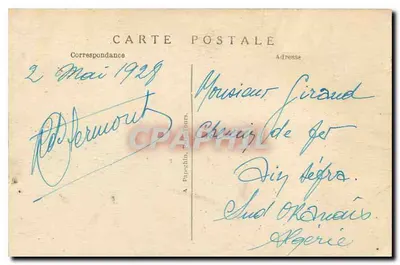 Chambord — Zamek — Façada Północna — A.P. — Rewers