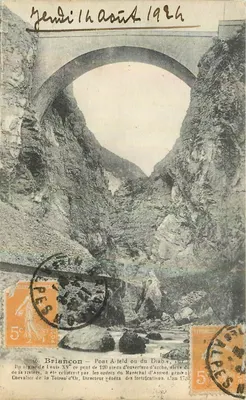 Briancón - Ponte Arco do Diabé — editor desconhecido, n°6