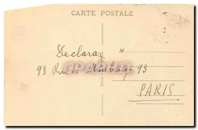Metz — Moyen-Pont i Rue de la Garde — Wydawnictwo F. Marbeuge — Rewers