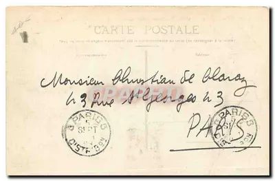 Os Rochos de Chamalières, na descida do Plomb du Cantal perto de Allepierre — O Cantal pitoresco — editor não visível — Verso
