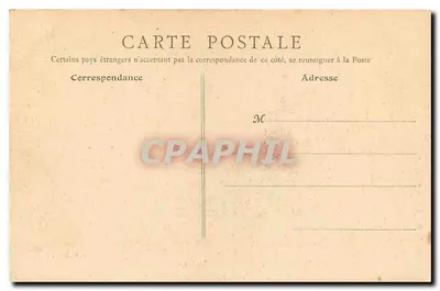Loches (I.-et-L.) — Castelo de Loches — Subprefeitura — B.F. PARIS n°27 — Verso