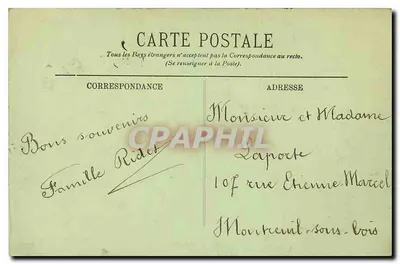 폰트aine블뢰 — 칼바라이에서 본 전경 — LL. n°297 — 뒷면