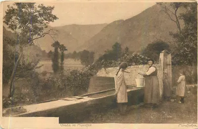 Lavadeira de Munster — Munsterthal — Revue Alsacienne, Hélo 18