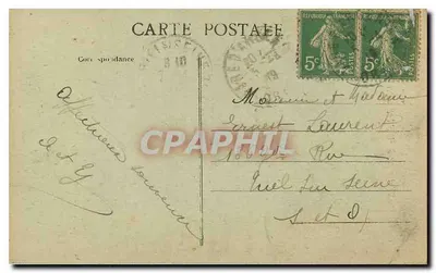 Argentan — Absyda Katedry św. Martyna (XVI wiek) — Lejeune, wydawca, Argentan — Rewers