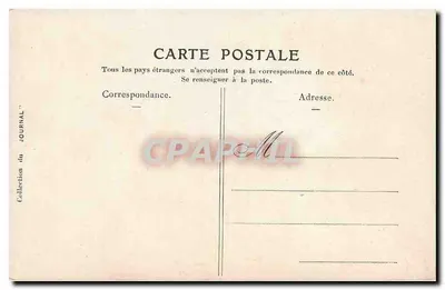 Miasto Carcassonne — widok mostu i zamku — J. Linares & Cie — Rewers
