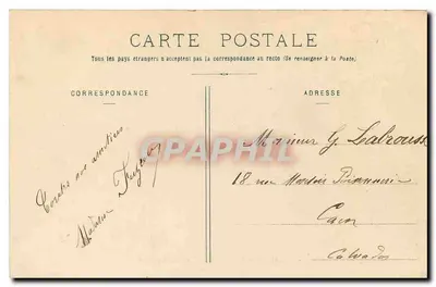 Versailles - Basen Apollon i Tapis-Vert — wydawca VERSAILLES, nr 119 — Rewers