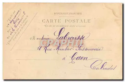 Thury-Harcourt — O Castelo — C. J. Phot. - Falaise, n°3 — Verso