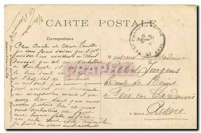 Las Vincennes — Mała woda w pobliżu Jeziora Minimes — E. M. — Rewers