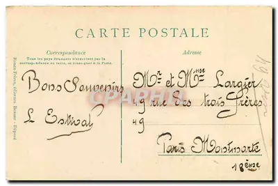 Castelo de Citeaux — Meursault (Côte d'Or) — editor não identificado — Verso