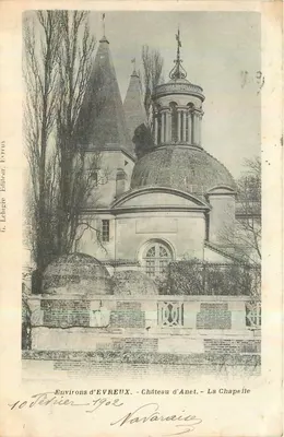 Château d'Anet - La Chapelle — Environs d'Évreux — Éditeur Lebigré, Évreux