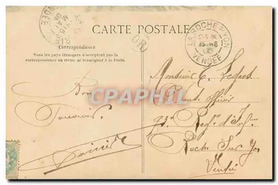 Cholet — Jardín Público — La Fuente — Editor: Chophil, n° 684 — Reverso