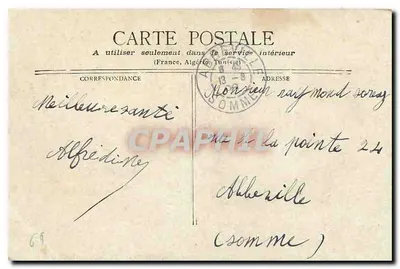 Lyon - Pomnik Carnota — wydawca A. Acher, nr nie widoczny — Rewers