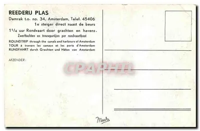 Amsterdam — Tour in barca sui canali — Reederij Plas — Verso