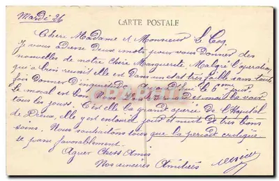 Dreux (E.-et-L.) - Szpital-Hospicjum - Budynki główne - Chirurgia - Medycyna — Rewers