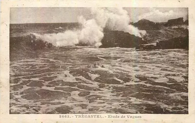 Trégastel — Estudo de Ondas — Edição de Arte E. Hanonie, St-Brieuc