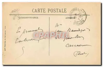 Montbéliard — Zamek widziany z dworca — LL. — Rewers
