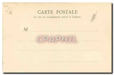 Amboise — O castelo — B. F., Paris — Verso