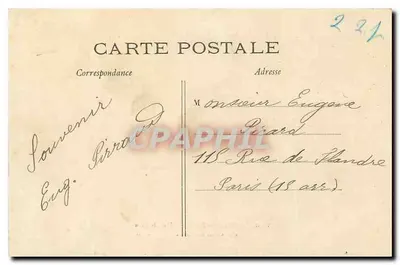 PARIS – Bois de Boulogne — Un coin du Lac — J. H. — n° 720 — Verso