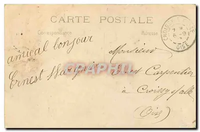 PARIS — Buttes-Chaumont — Het Uitzicht — JULES SÉÉBERGER PARIS — Achterkant