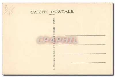 Paryż (4e) - Katedra Notre-Dame — L. Boisson, wydawca, 50, rue du Temple — Rewers