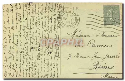 París - La Basílica del Sagrado Corazón con la Escalera Monumental — A.P. n°462 — Reverso