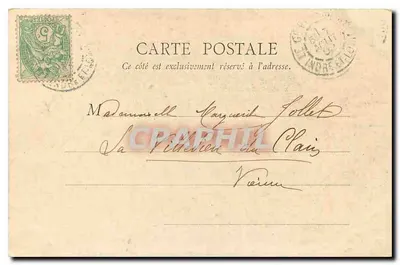Giardino delle Tuileries — Parigi — B.F. Paris n°124 — Verso