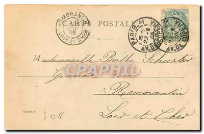 Paryż — Muzeum Galliera — Dobry pocałunek Marguerite — Rewers