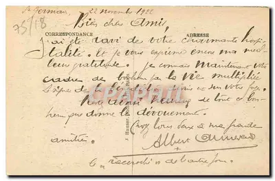 Parigi-Montmartre — Basilica del Sacro Cuore — Messa pontificale di consacrazione del 16 ottobre 1919 — J.H. n° 024 — Verso