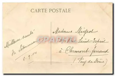 Paris - Igreja de São Vicente de Paulo — C.L.C. n°36 — Verso
