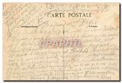 PARYŻ — Trocadéro — Fronton — Zbudowane na wystawie w 1878 roku przez Daviouda i Bourdaisa — Wysokość wież 70 metrów — nr 4107 — Rewers