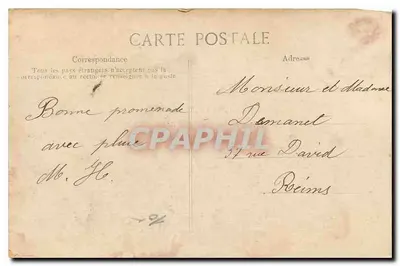 Paryż - Katedra Notre-Dame — Styl ogivalny, zbudowana od 1163 do 1315, odrestaurowana od 1845 do 1857 przez Lassusa i w 1879 przez Viollet-le-Duc. — Rewers