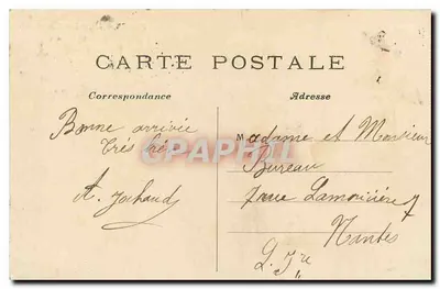 Paris — L'Hôtel de Ville — C.M. — Verso