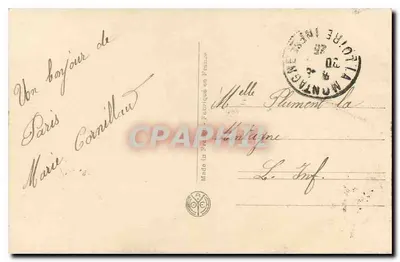 Parigi. Sala delle Conferenze — Palazzo Luxembourg — S.N. Parigi, n° 306 — Verso