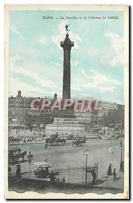 Paris — A Bastilha e a Coluna de Julho — J.C. Paris