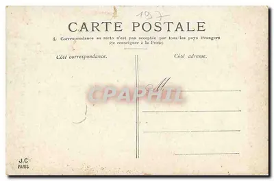 Paris — A Bastilha e a Coluna de Julho — J.C. Paris — Verso