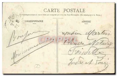 Bayonne Pittoresca — Municipio e Teatro — Edizione A. Simons, N° 4 — Verso
